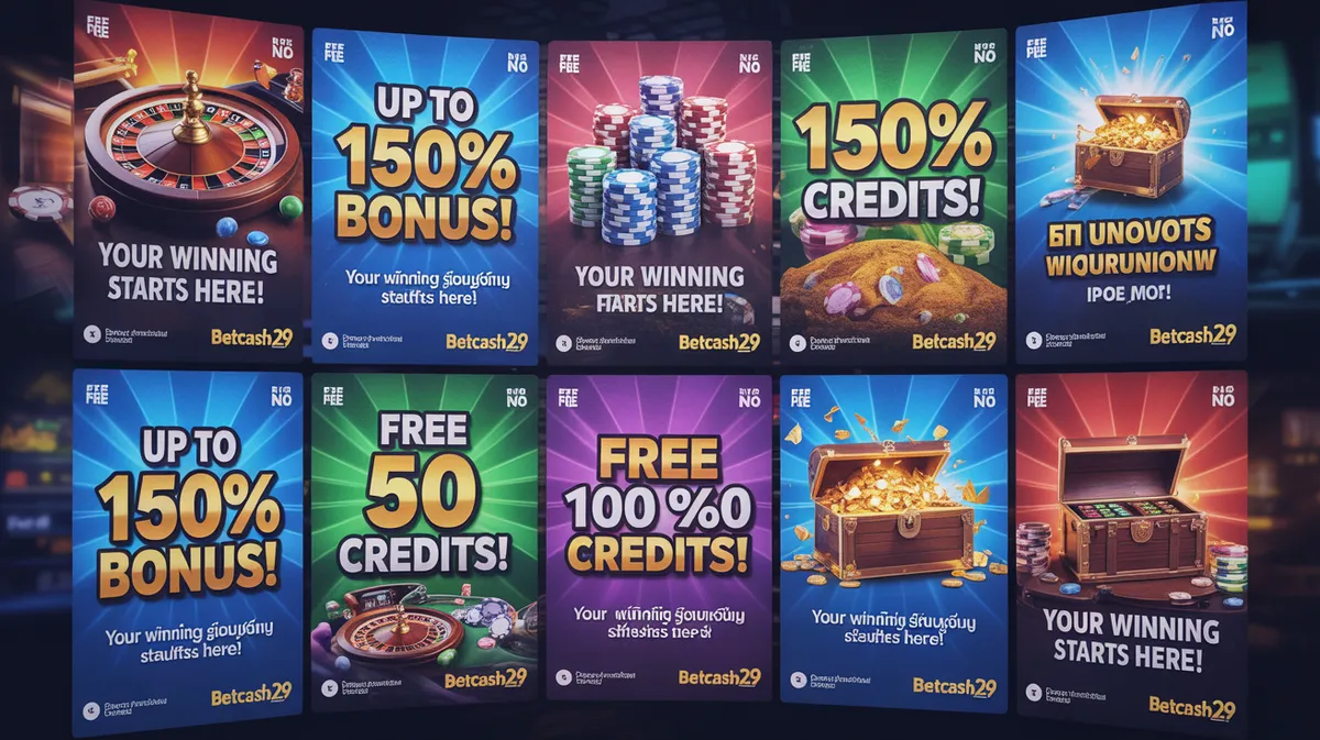 โปรโมชันและโบนัสพิเศษของ Betcash29